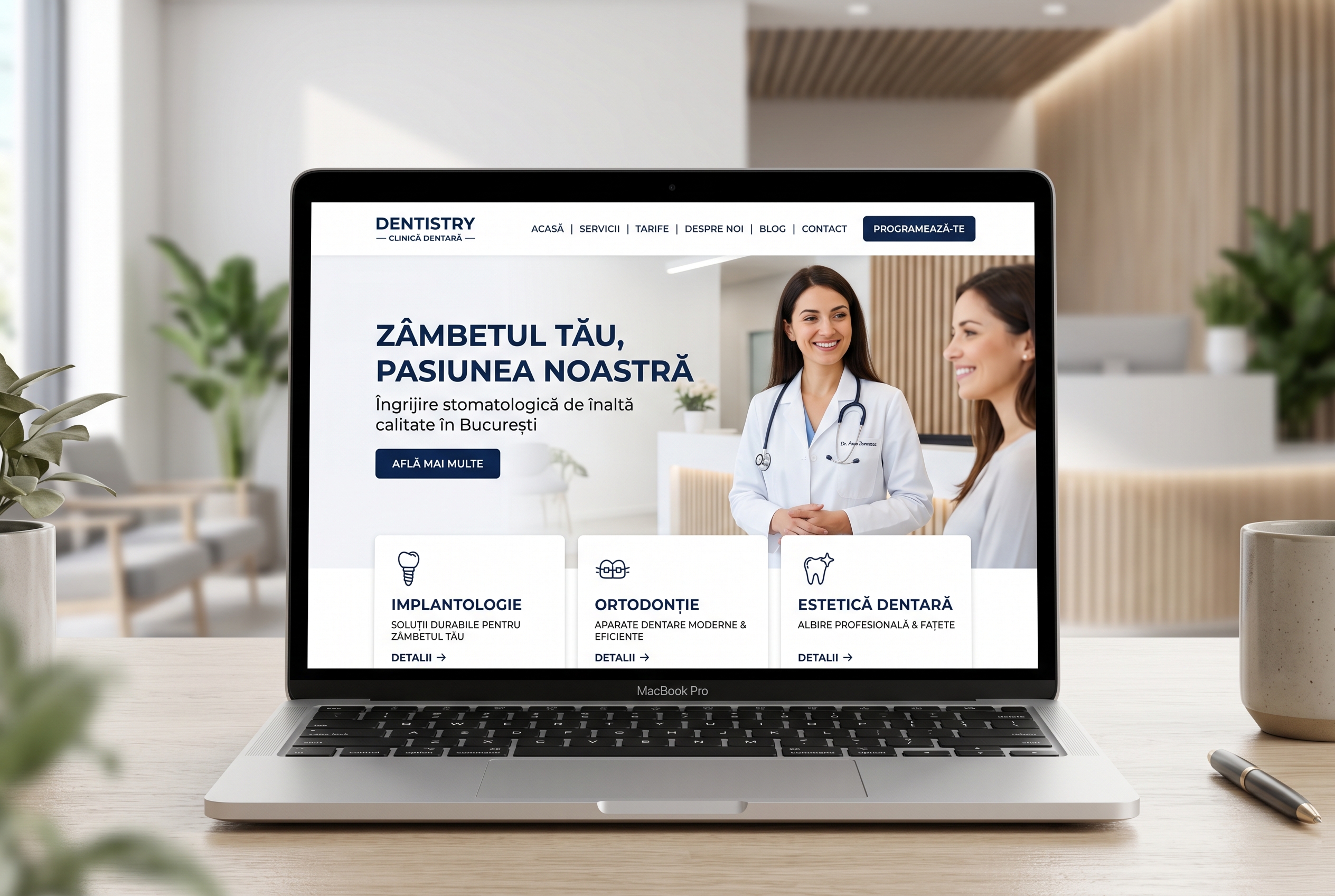 Site stomatologie multi-locație